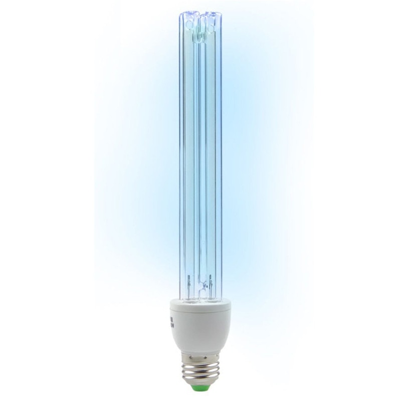 E27 Uvc Ultraviolet Uv Licht Buis Lamp 20W Desinfectie Lamp Ozon Sterilisatie Mijten Lichten Kiemdodende Lamp AC220V 20W