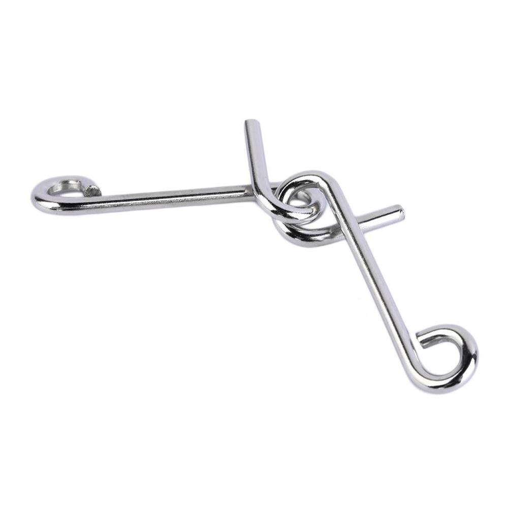 7 stks/set Metaaldraad Puzzels Magic Trick Compact Puzzel Ring Speelgoed IQ Test Speelgoed Grappig Mind Game Draagbare Brain Teaser