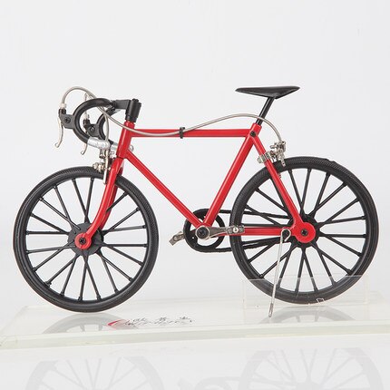 23Cm Diy Monteren Legering Model Simulatie Fiets Accessoires Mini Simulatie Fiets Mountainbike Speelgoed Fiets Model: 1