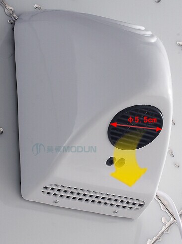 800w mini væghængte automatiske håndtørrer håndvarmer 20m/ s