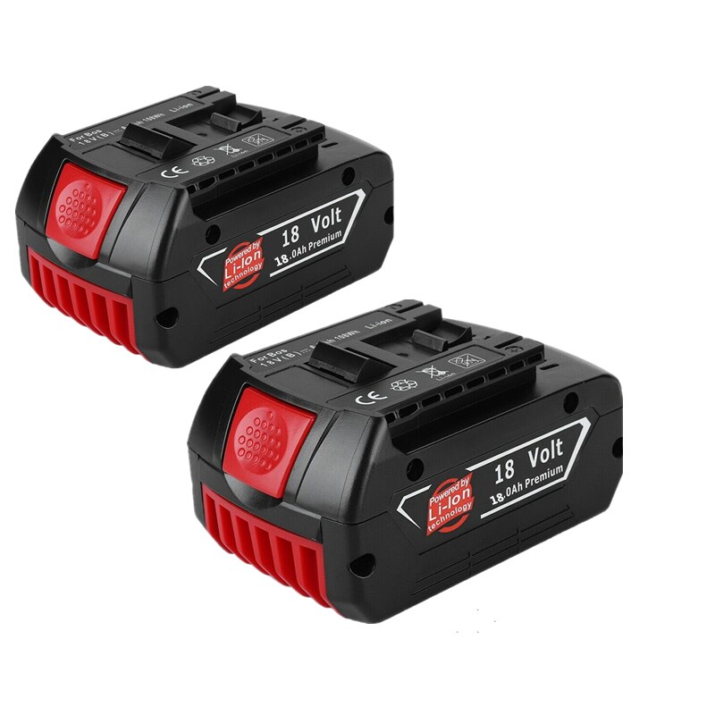 Original 18V 18000mah Rechargeable Li-ion Battery For Bosch 18V Battery Backup 18Ah Portable Replacement BAT609 Indicator light