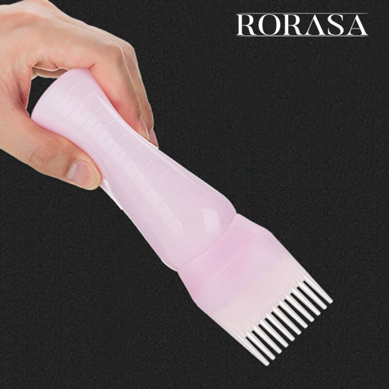 1PC Verven Shampoo Fles Olie Kam 120ML Haar Tools Haarverf Applicator Borstel Flessen Styling Tool Haarkleuring
