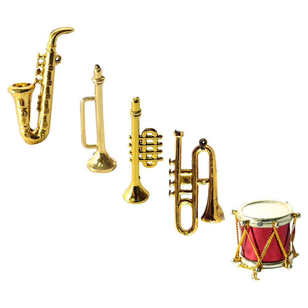 1 Set von Mini Kunststoff Musical Instrument Simulation Miniatur Instrument Modell: Default Title