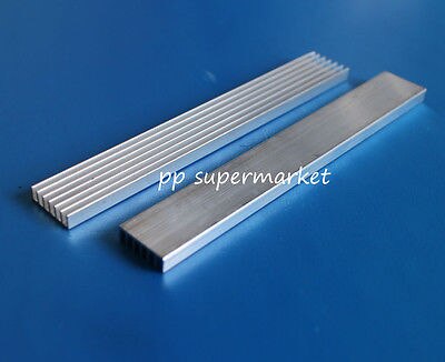 Disipador de calor de aluminio LED de alta potencia, lámpara de luz led para radiador de 1w, 3w, 5w, 150mm x 20mm x 6mm, 10 Uds.