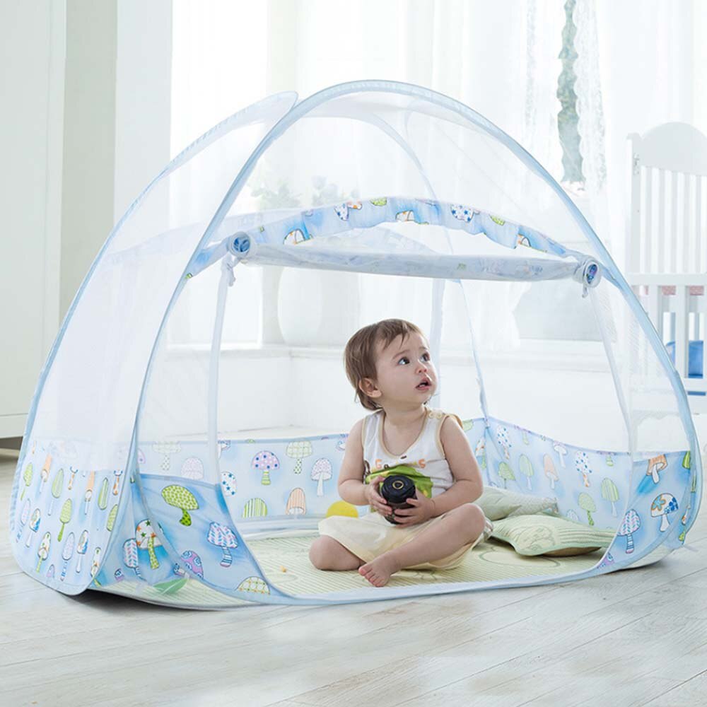 Draagbare Babybedje Beddengoed Klamboe Vouwen Wieg Netting Tent Cradle Peuter Luifel Bed Tent Voor Baby Kamer Decor