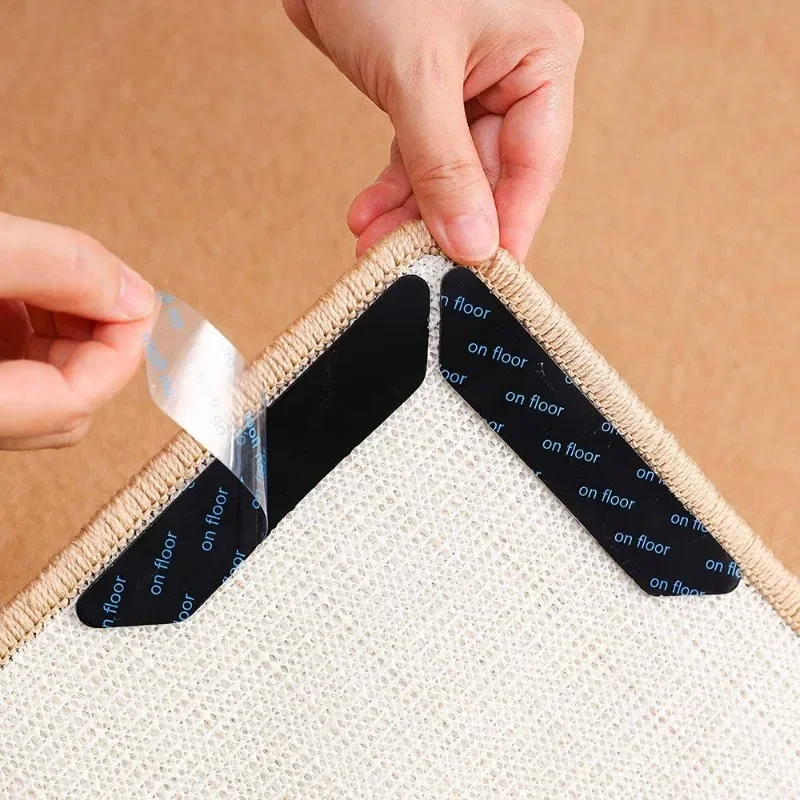 , pegatinas antideslizantes para alfombras reutilizables, parches lavables antideslizantes para alfombras, almohadillas fijas, alfombrilla para suelo, empuñaduras, cintas
