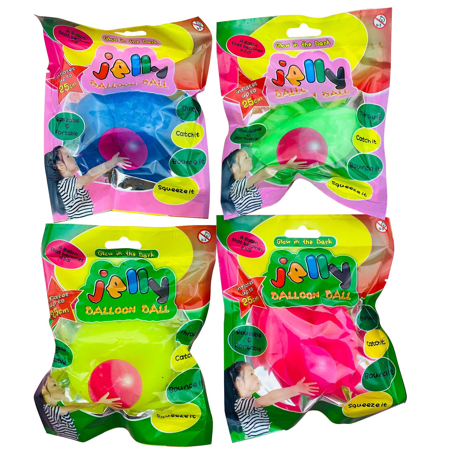 1 pz solido gonfiabile spremere palla trasparente bolla palla divertente adulto bambini anti-ansia antistress acqua divertimento palle S/M/L