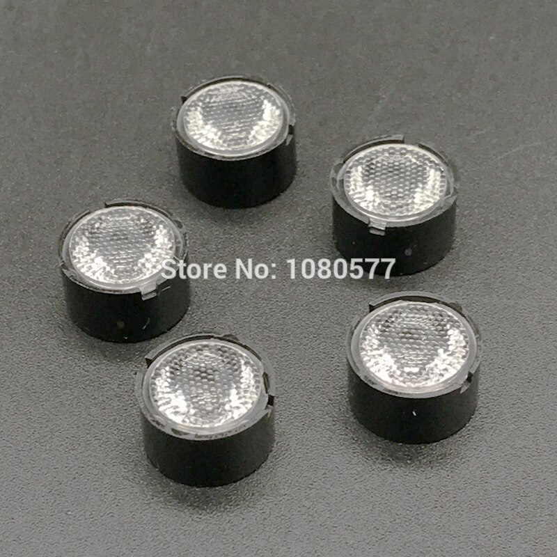 30 stks 13mm CREE LED Lens 10 30 45 60 90 Graden XPE XPE2 XPG XPG2 XTE 3535 3030 emitter Plano Reflector Collimator Met Houder