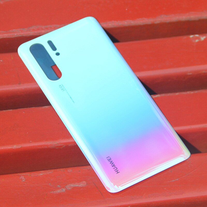 Original huawei bakbatteri glasskydd dörrhus för huawei  p30 pro  p30 pro bakre bakre glasfodral: Andas kristall