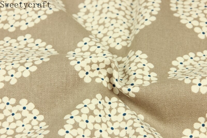 110 x 45cm tykt bomullsstoff by yard hortensia-trykk klut gjør-det-selv håndlaget syveske patchwork materiale tilbehør hjemmetekstil