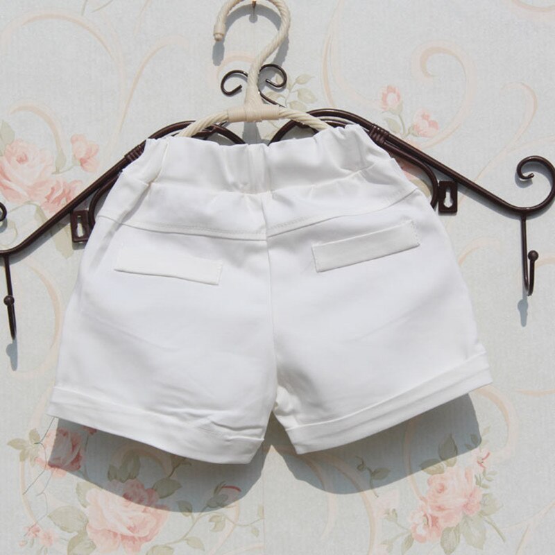 Kläder barn rena vita flickor shorts sommar bebis tonårsflickor strand korta byxor barn byxor flickor  jw1046a
