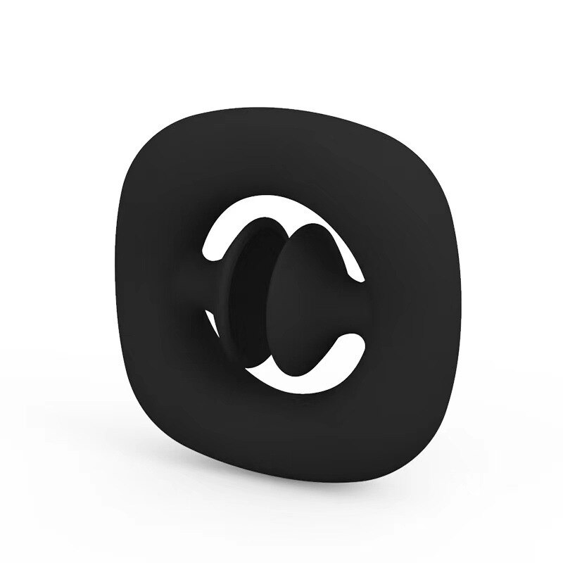 Fidget Toys Snap Hand Grasping Anti-Stress Toys Autism Special Needs Stress Relief Soothing Simple Dimple Fidget Sensory Toys: black