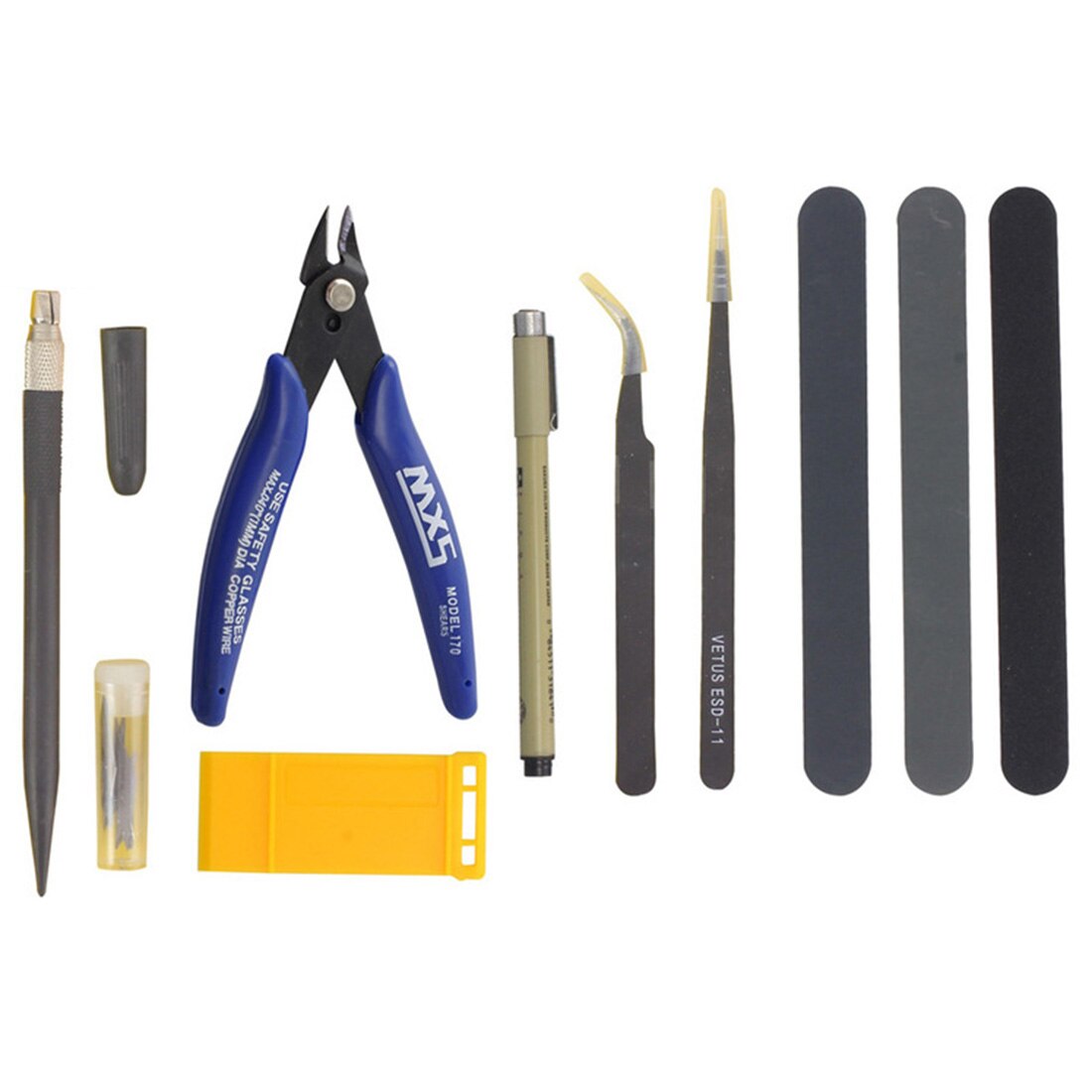 DIY 6Pcs Model Building Tools DIY Craft Set For Basic Model Building Repairing And Fixing