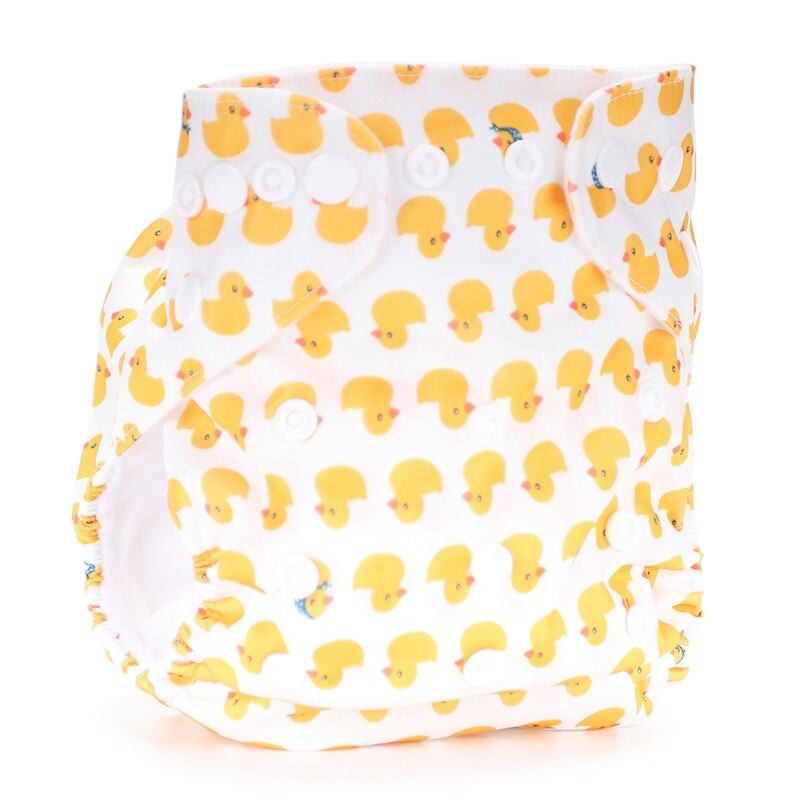 Baby tyg blöjor återanvändbara blöjor karaktär unisex baby vård byxor vattentät ficka tyg blöja baby shower: Yazi