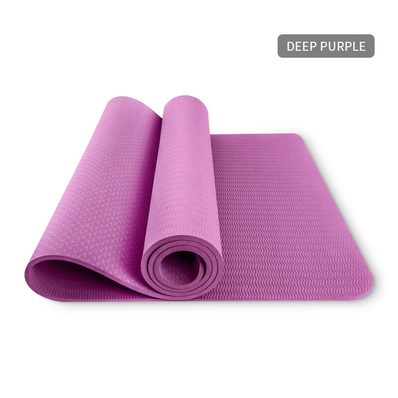 Yoga Mats Widened Thickened Thickness Non-slip 1830*610*6mm Pilates Home Exercises Gym Sports Extra Mat Tasteless Fitness Pad: sku10