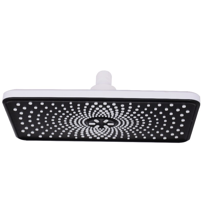 Dokour Ceiling Shower Head Rainfall Jet Star 3 Way Bath Hydromassage Bathroom Toilet Accessories Black Set: White top shower