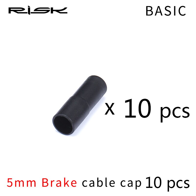 RISK 4/5mm Bicycle Brake Cable End Cap Dustproof Outer Cable Tube End Tip Cap For MTB Road Bike Shift Brake: Basic - Brake -10pc