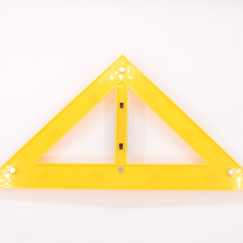 Math Teacher Ruler (Triangular Rulers,Protactor,Compasses); Teaching Math Set with Magnet Can Stick on the board School Supplies