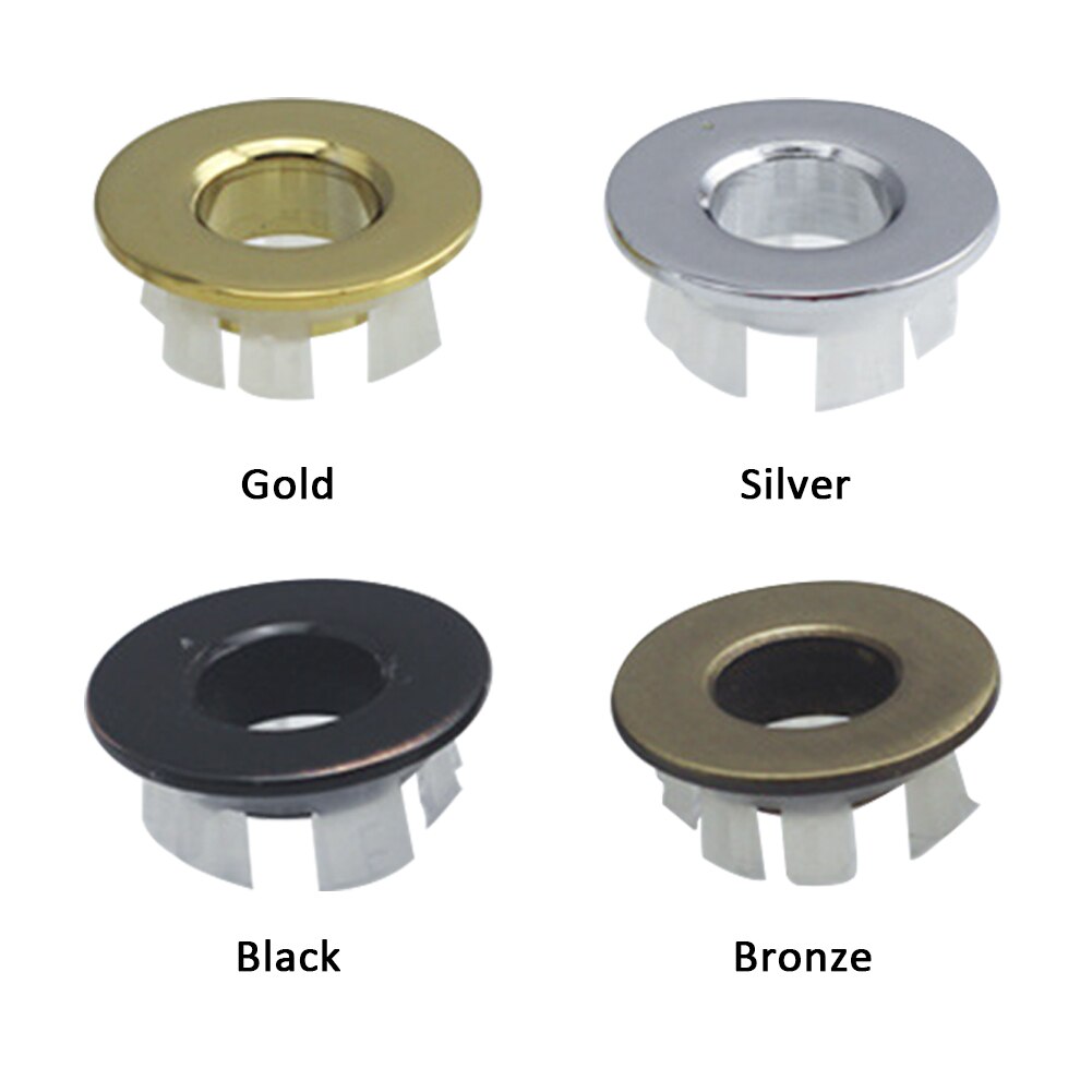 Easy Install Bathroom Basin Kitchen Insert Replacement Parts Ceramic Pots Sink Overflow Cover Six Foot Ring Smooth Faucet Round