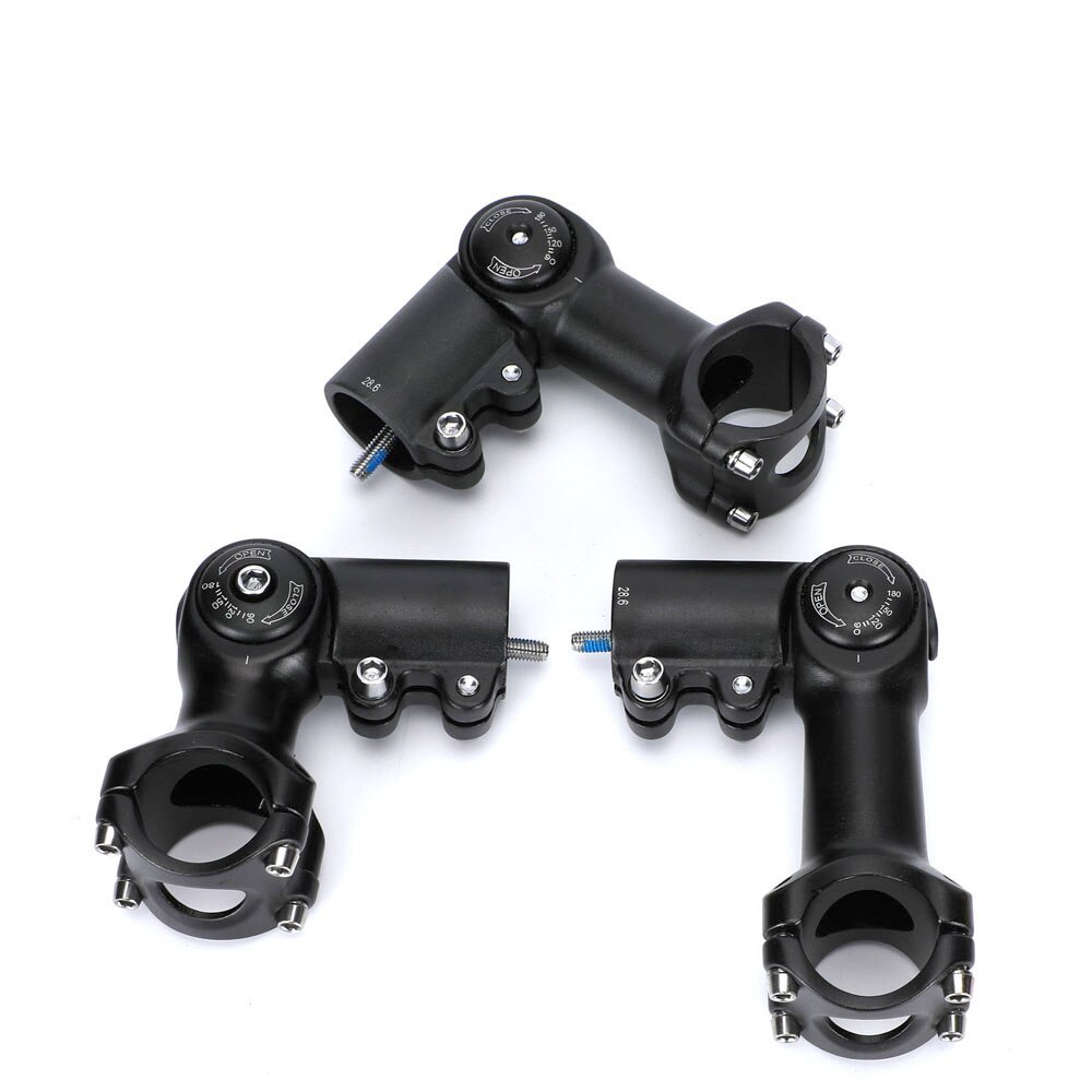 Bicycle Stem Road Bike Stem 90-180 Degree Aluminum Alloy Material Diameter 31.8mm Bicycle Adjustable Stem