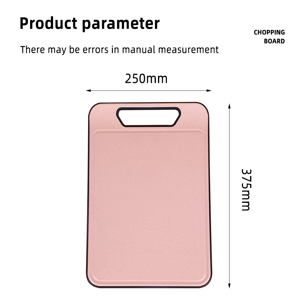 XYj Kitchen Cutting Chopping Board Can Hung Anti-Overflow And Anti-Slip Double-Sided Cooking Tools Wheat Straw Cutting Board