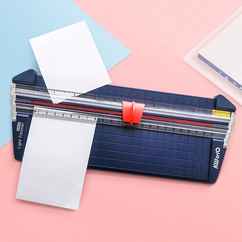 A4 Paper Cutter Portable Rotary Paper Trimmer DIY Scrapbooking For Photo Paper Cutting Mat Machine Paper Craft Office Supplies