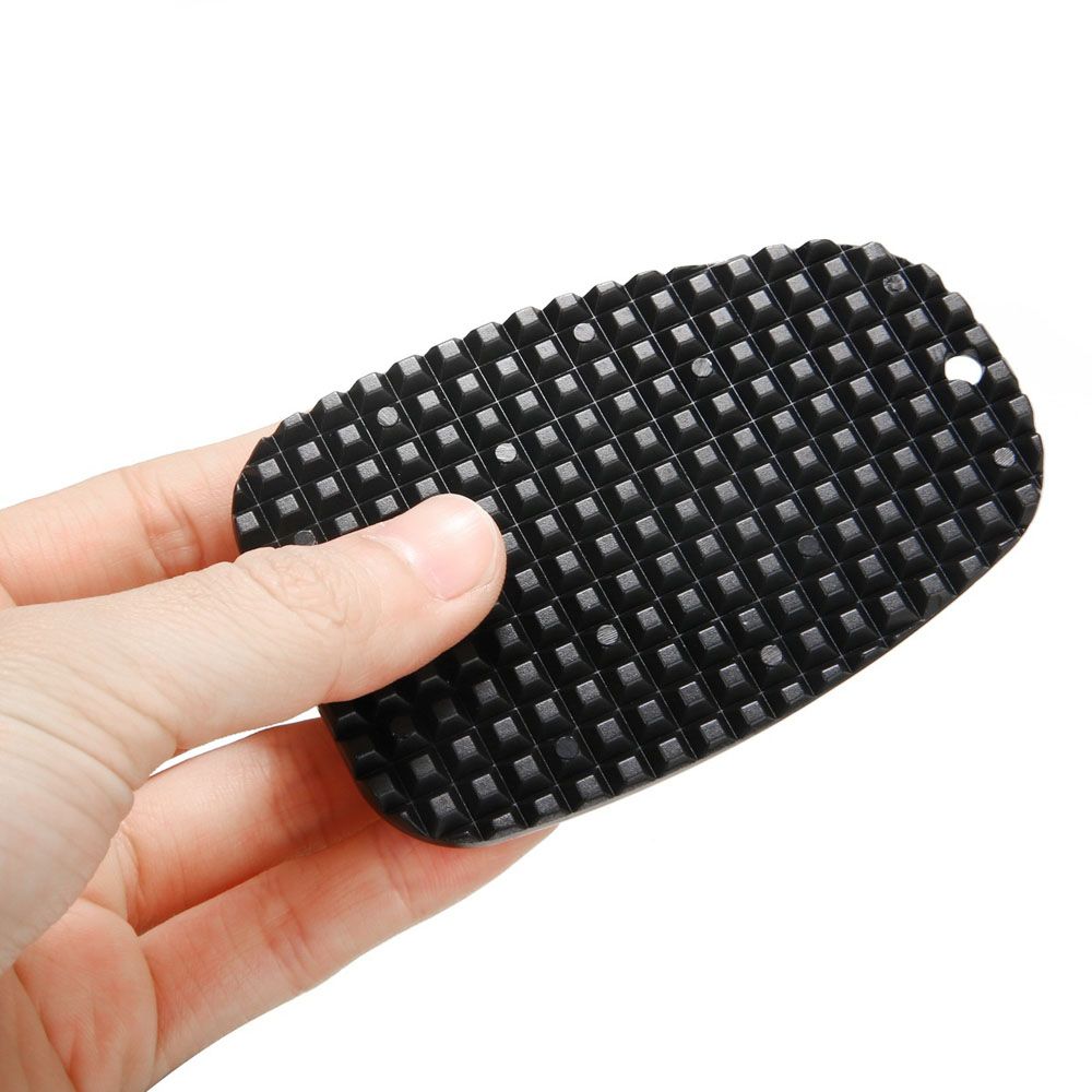 Supporto per estensione piastra antiscivolo in plastica nera Accessori per moto Cavalletto Supporto per cavalletto per moto
