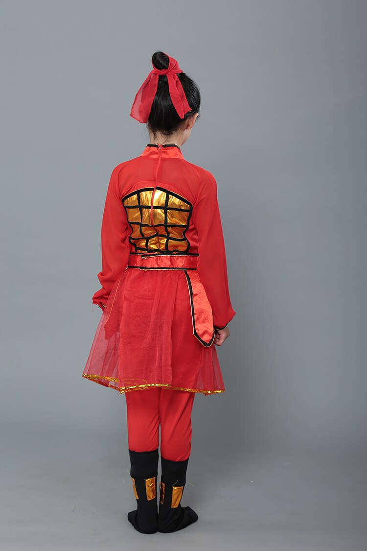 Hua mulan – costume de guerrier chinois pour filles, ancien costume de soldat pour enfants, costume de danse de festival