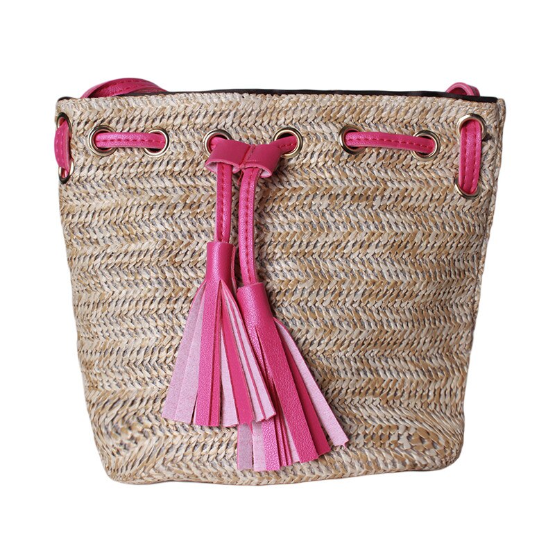 Damenhandtaschen bekannter marken, einfarbig, geräumig, mit quasten, schultertaschen, beuteltaschen: Rosenrot