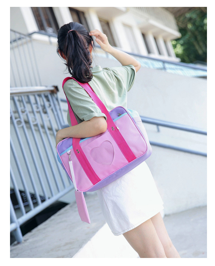 Bags for women Ita Japanese Heart Wego nylon School Bag Girl Uniform Handbag Shoulder Tote Bag bolsa sac a main