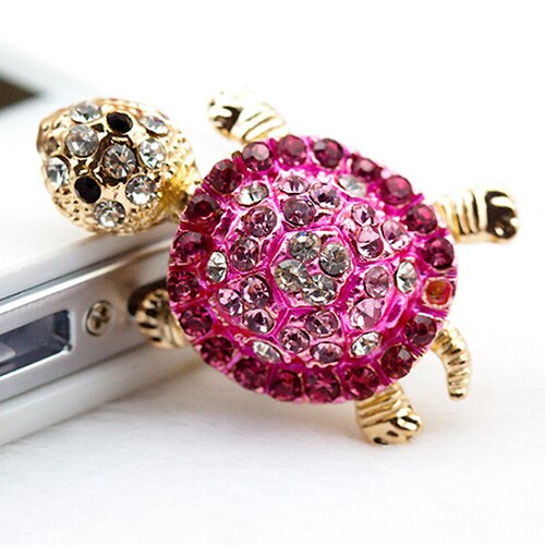 Mooie Schildpad Anti Dust Plug Oortelefoon 3.5 Mm Jack Oor Voor Iphone Samsung Galaxy Telefoon Accessoires Accesorios Para Celular