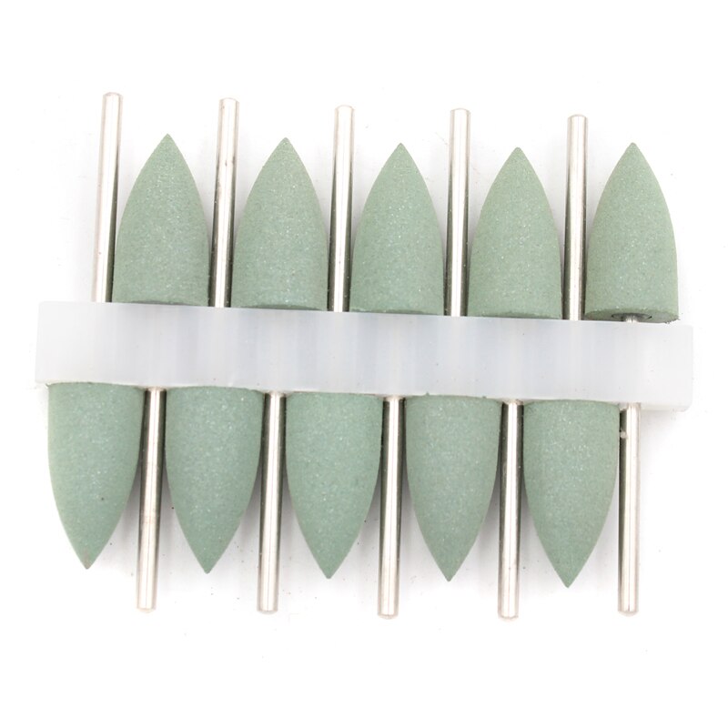 10pc pro søm borespids dyse cutter søm gummi silikone polermaskine slibehoved søm elektrisk manicure boremaskine tilbehør: 4