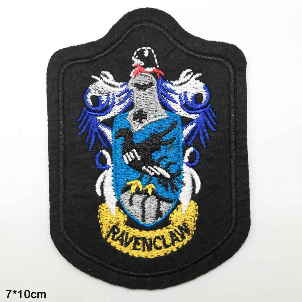 Snake Leeuw Ijzer Op Zweinstein Ravenclaw Gryffindor Crest Huffelpuf Slytherin Geborduurde Kleding Patches Voor Kleding: wu ya(xiao