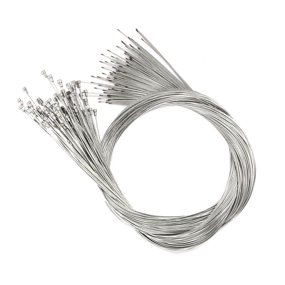 8Pc Solid Brake Tube Kit Bike Shift Brake Visgraten Tube Remkabel Voor Mountainbike: Silver