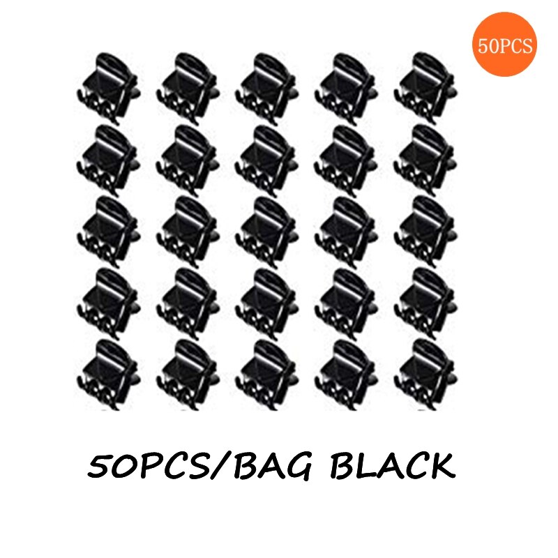 100 stuks 1.5cm/1cm zwart/bruin/transparante mini haarklemmen plastic klemmen klemmen kleine kaak voor meisjes en vrouwen, acc 101: Acc 101-50 stuks zwart / 1.5cm(0.59 inch)