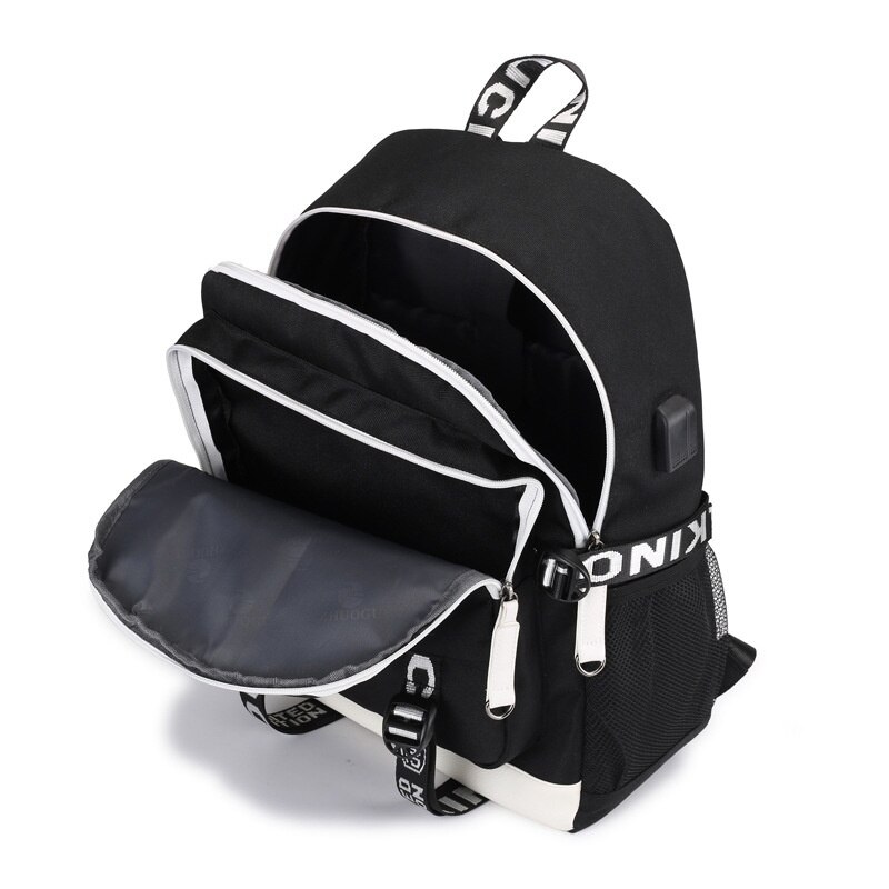 Mochila de unicornio haciendo un DAB para estudiantes adolescentes, mochilas para niñas con carga USB, mochila para ordenador portátil, mochilas de viaje Casuales
