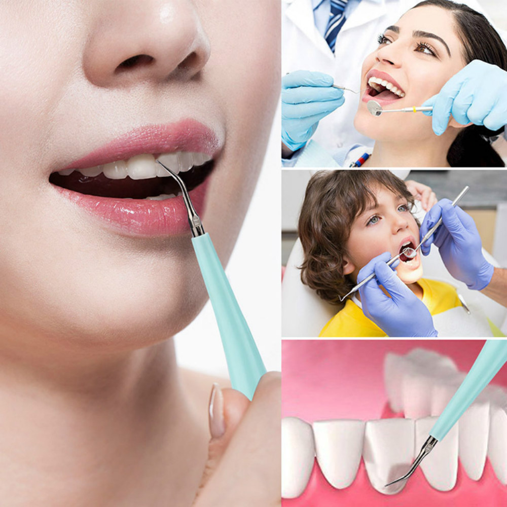Elektrisk ultralyd sonisk dental scaler tandstensfjerner renser tandhygiejne tandstensværktøj blege tænder fjern mundrens