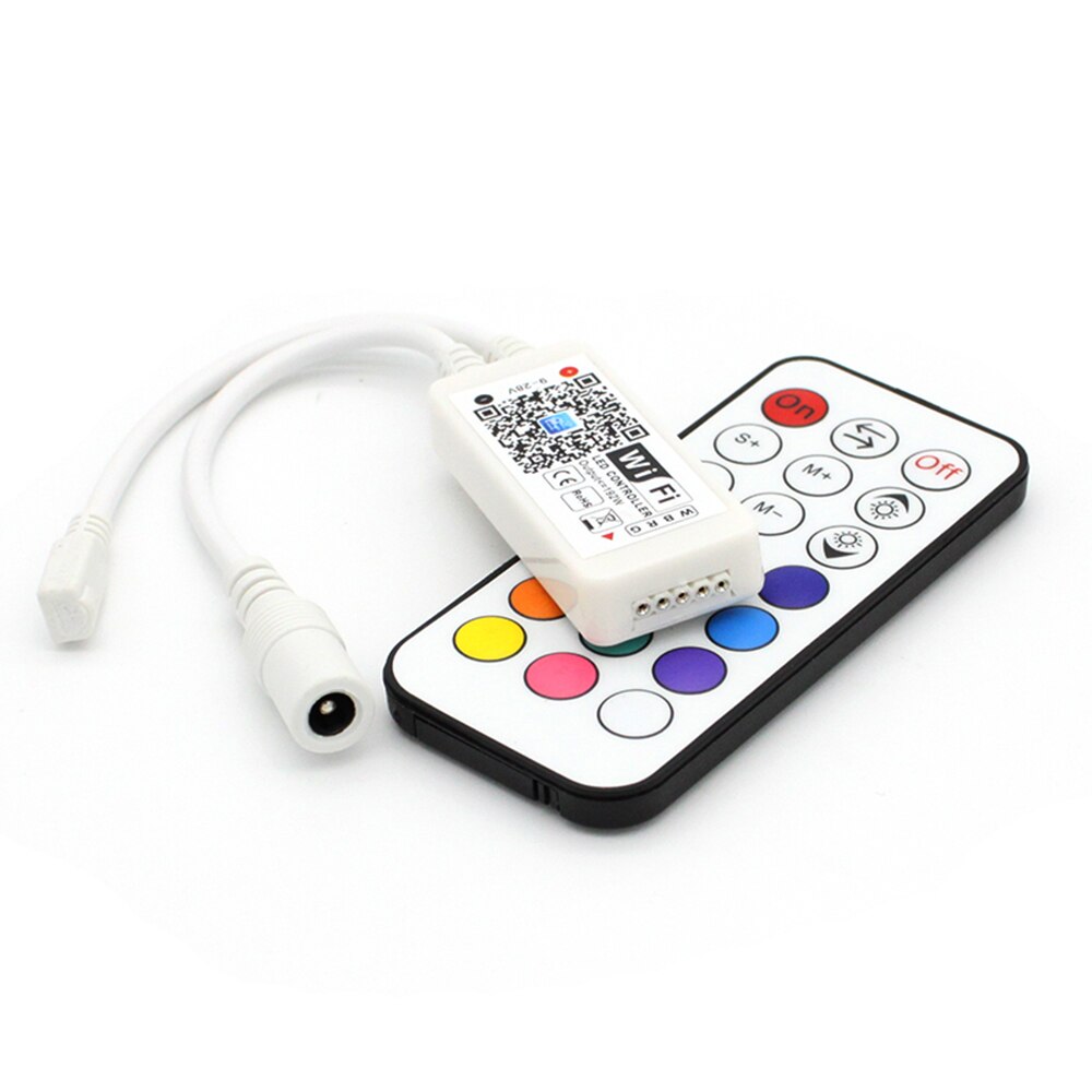 Magic Home DC5V 12V 24V Wireless WiFi LED Controller RGB/RGBW RF IR Remote Alexa Google for 5050 WS2811 WS2812B Pixel led strip: 21key RF RGBW wifi
