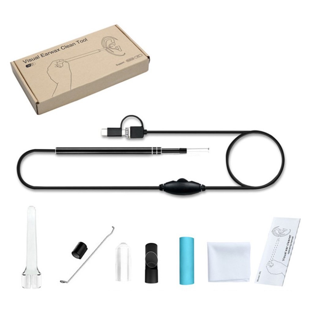 USB Ear Cleaning Tool HD Visual Ear Spoon Multifunctional Earpick With Mini Camera Pen Ear Care In-ear Cleaning Endoscope: Default Title