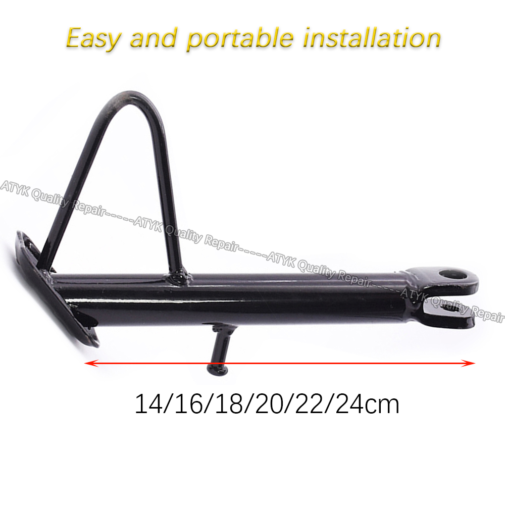 Cavalletto per moto Parcheggio Cavalletto Staffa Piede Lato Dirt Bike Accessori per moto Supporto universale Supporto per stampella NUOVO