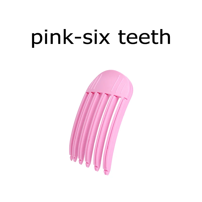 Criar penteados fofos grampos de cabelo feminino plástico curling franja pente raízes de cabelo volumizing hairpin conveniente acessórios para o cabelo: YELLOW