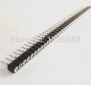 40 P Vrouwelijke 2.54mm 1x40Pin 2.54 Ronde Vrouwelijke Pin Header connector