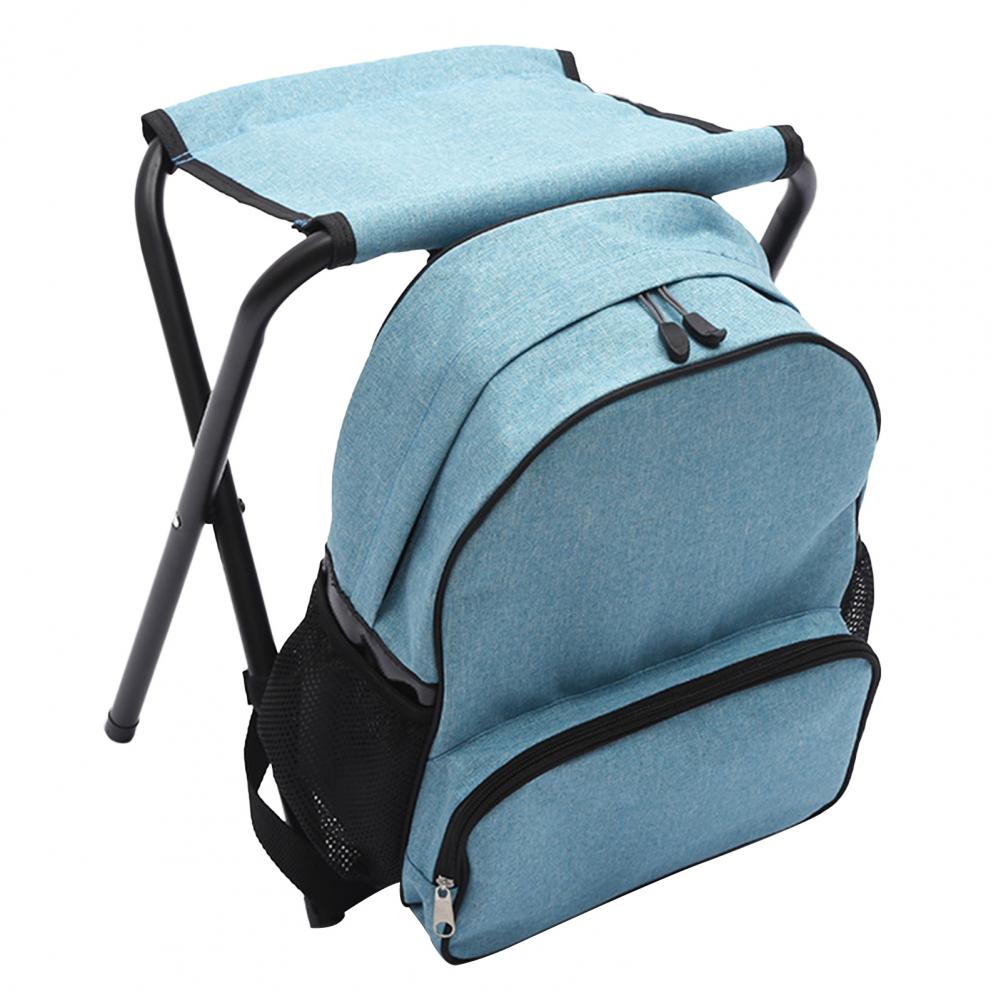 Backpack Stool Folding Step Stool Camping Fishing Folding Chair Backpack Stool Hiking Seat Pouch Sack Picnic Bag Camping Tool