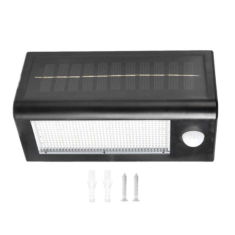 32 LED solar street lamp outdoor PIR sensor lamp post with super bright waterproof body