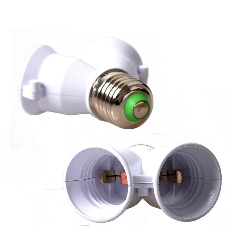 2x E27 Adapter E27 to Dual Vis Bayonet Converter