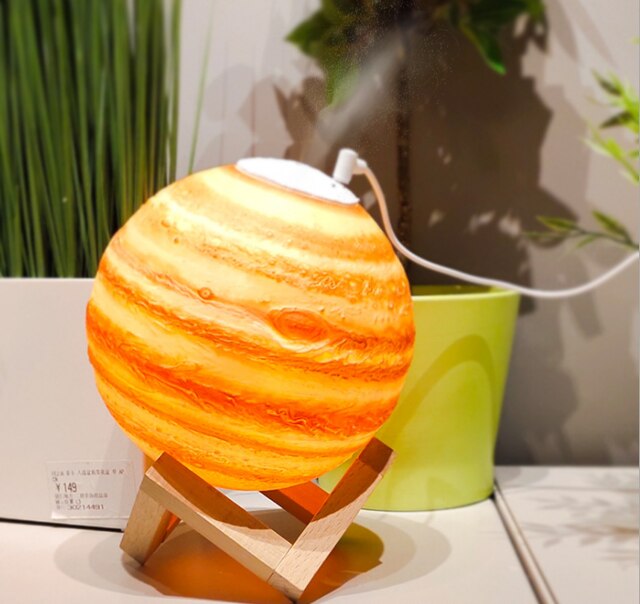 Umidificatore d'aria diametro 15cm per giove, luna, terra (senza batterie, touch tricolore): the  Color  Jupiter