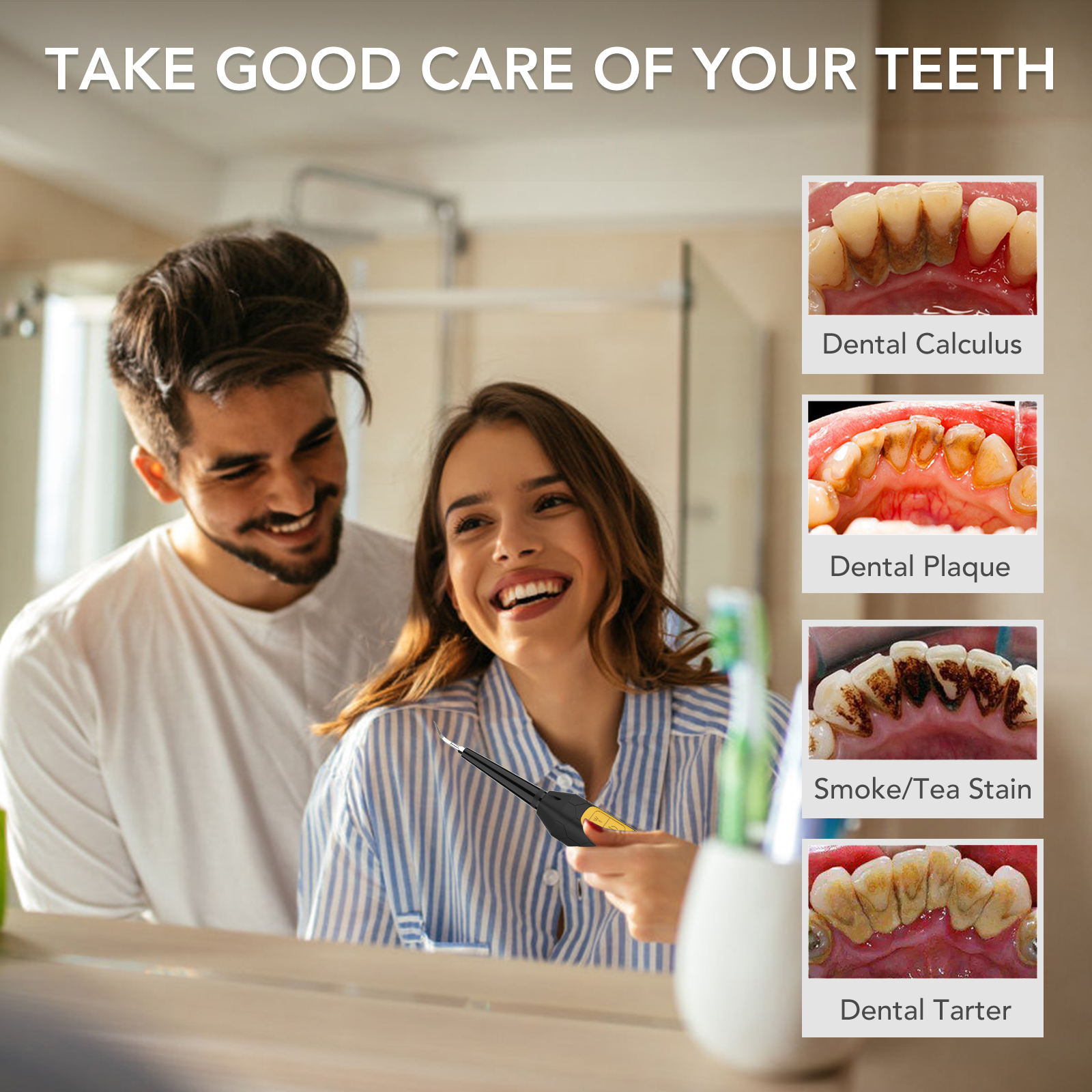 Elektrisk sonic dental scaler led display tandstensfjerner rense tand pletter tandsten værktøj blege tænder tandsten renser