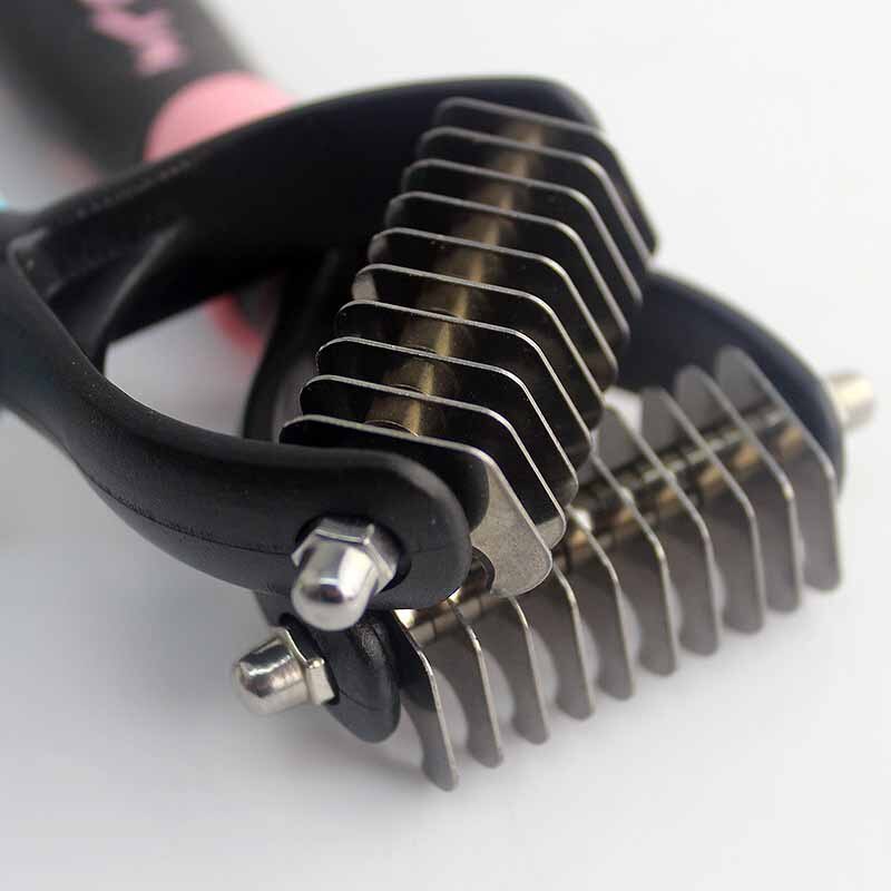 1pc Combs Dog Pet Hair Deshedding Comb Stainless Steel Dog Cat Hair Removal Brush Comb Pet Grooming Tool Hair Removal Comb