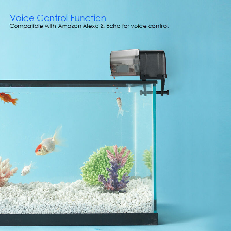 WIFI Programmable Automatic Fish Feeder Aquarium Tank Portable Fish Feeder Tools Timer Feeder Auto Fish Food Dispenser