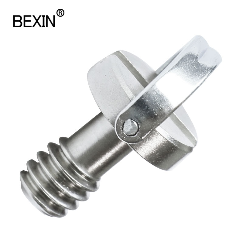 BEXIN LS091 acier inoxydable 1/4 pouces d anneau caméra vis pour caméra trépied tête plaque de dégagement rapide appareil photo reflex numérique 5 pièces